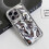 TPU phone case with meteorite texture silver for iPhone SE 2