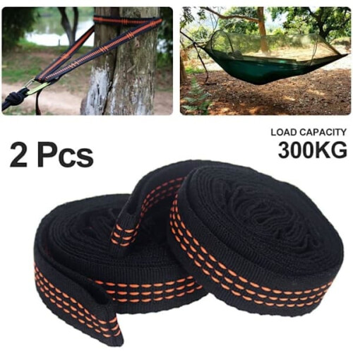 Hammock Straps Outdoor Camping 2-Pack 2M 1