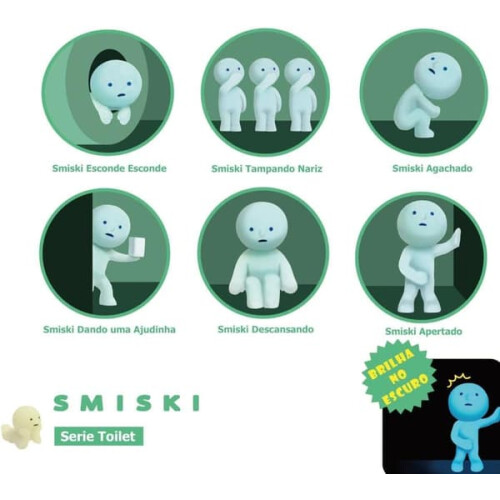 Γνήσιο κουτί στόλι Smiski Corner Luminous Elf Series, δώρο φιγούρας, τυχαίο στυλ, 1 τεμάχιο 1