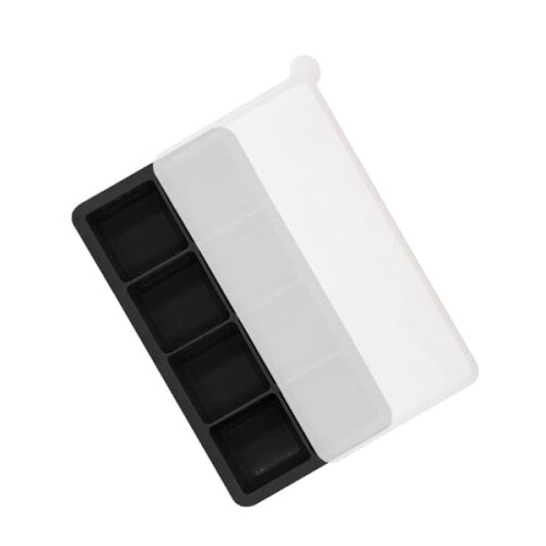 Bac à glaçons en silicone avec couvercle, 8 compartiments 1