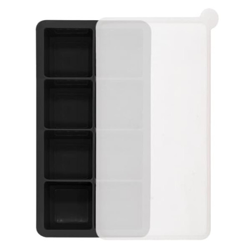 Bac à glaçons en silicone avec couvercle, 8 compartiments 2