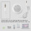 Pillow Speaker Stereo Pair 3.5mm Plug for Mobile Tablet 5