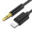 Cavo/adattatore da Lightning a AUX da 3,5 mm per auto, nero, confezione da 2,2 m 2