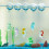Floating seahorse aquarium decoration green 2