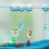 Floating seahorse aquarium decoration green 3
