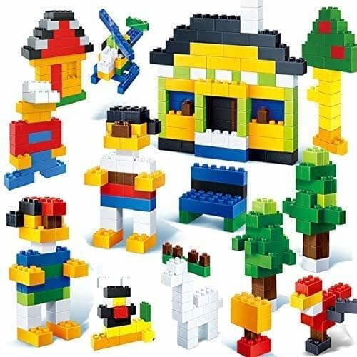 Building Blocks Multicolor Large Pack 800 Pieces 1