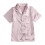 Ensemble pyjama enfant 2 pièces marron à manches courtes et imprimé uni 7