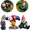 Garden Gnome Miniature Set 4 Pieces 5