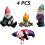 Garden Gnome Miniature Set 4 Pieces 6