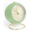 Retro Silent Alarm Clock with Night Light Green 3