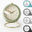 Retro Silent Alarm Clock with Night Light Green 4