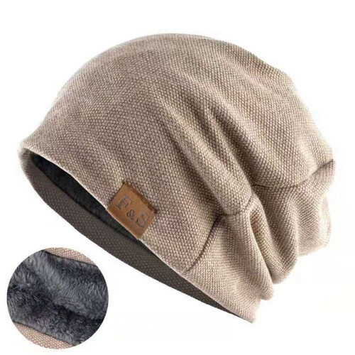 Bonnet slouchy unisexe en maille d'hiver (1 pièce) 1