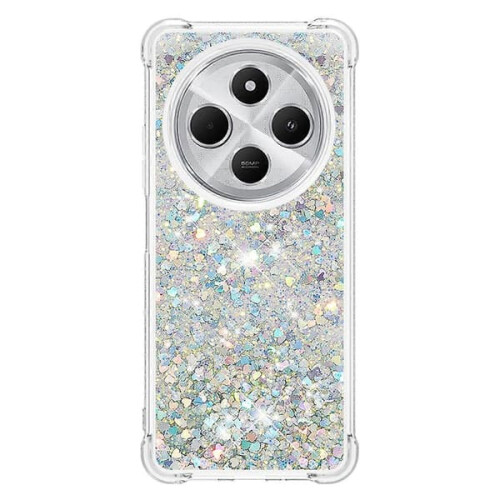 Xiaomi Redmi 14C 4G phone case silver hearts 1