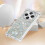 Xiaomi Redmi 14C 4G phone case silver hearts 5