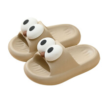 Zachte EVA-slippers voor meisjes, geschikt voor peuters en kinderen, kaki