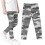 Piger camouflage leggings højtaljede, elastiske, bløde, grå6 2