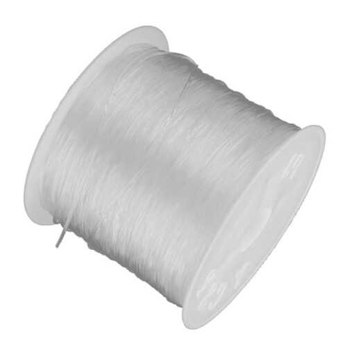 elastic thread for jewelry making clear 0.8 mm 2