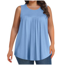 Camisetas sin mangas de tallas grandes para mujer (1X-5X)