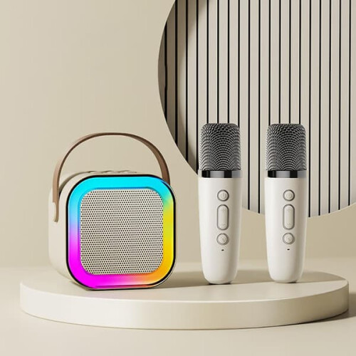 Portable karaoke machine wireless speaker with mic 2