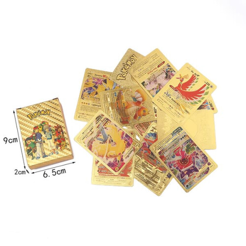 55Cards Gold [7Vstar, 29Vmax, 16V, 2GX, 1Phase] Κάρτα Συναλλαγών Κενή Κάρτα Παιδικό Δώρο Ασημί 2