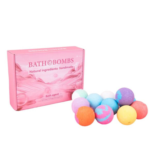 Bath Bombs with Essential Oils Relaxation Set 12 pcs 2