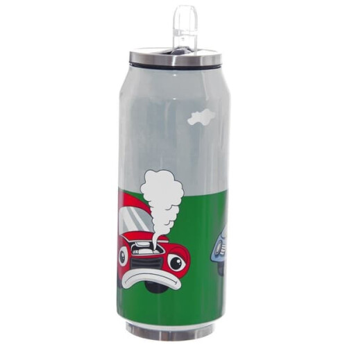 Thermos mug with spout and straw 12-hour warmth 1