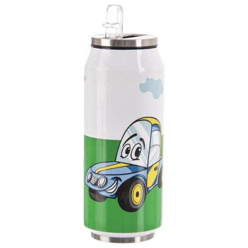 Thermos mug with spout and straw 12-hour warmth 2
