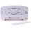 LED Digital Alarm Clock Battery Operated White 2