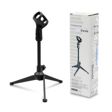 Verstelbare bureaumicrofoonstandaard met clip (1,7 inch)