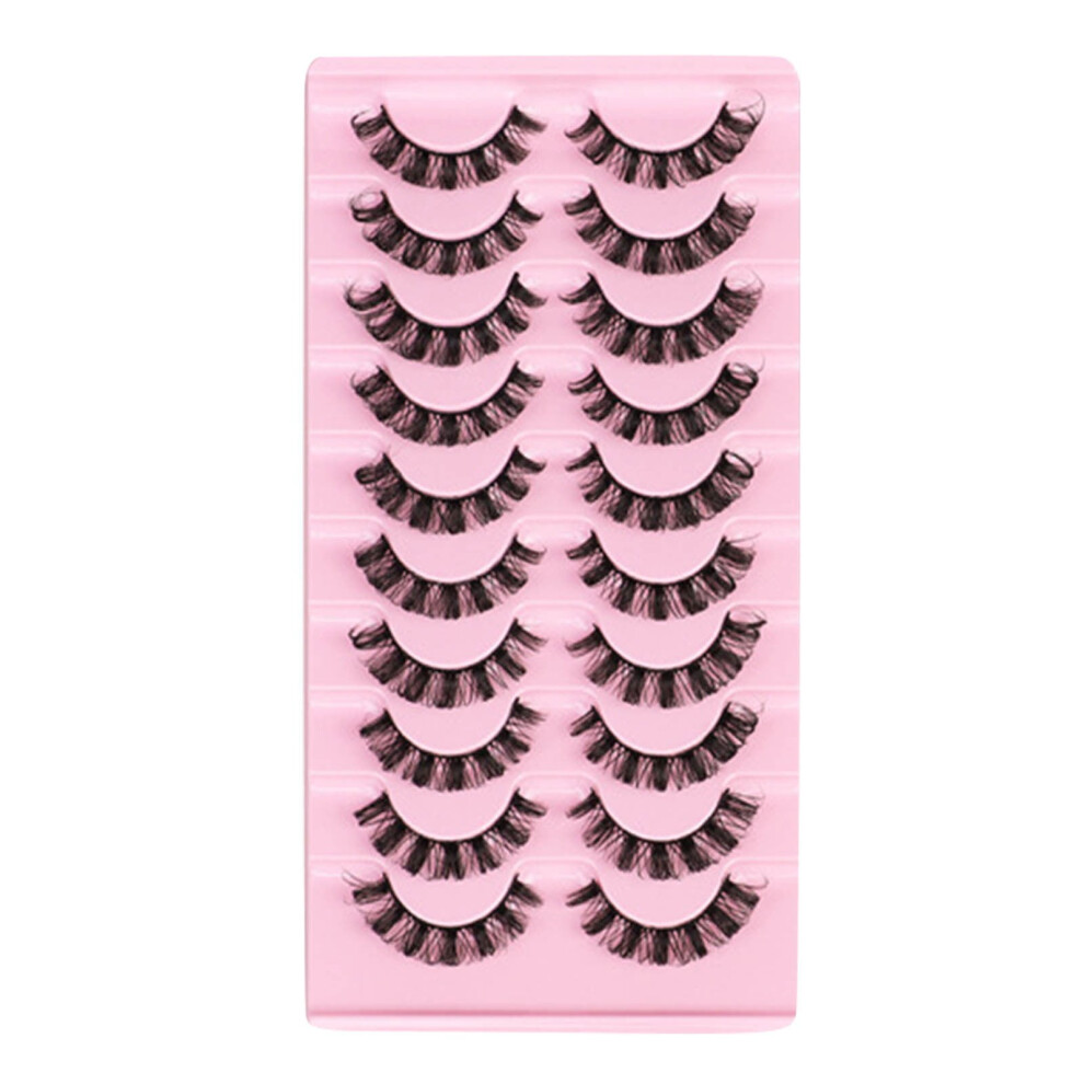 Natural Short Wispy False Lashes 10 Pairs
