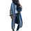 Damen-Strickjacke, einfarbig, locker gestrickt, Himmelblau 1