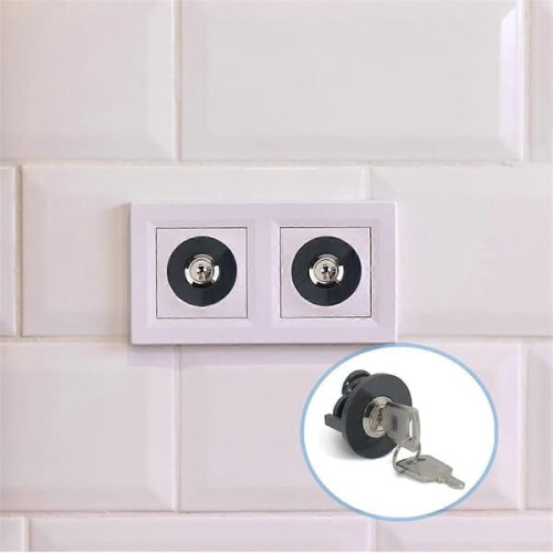 Socket Lock Child Safety Outlet Protector 4pcs 1