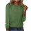 Dametopp med langermet rund hals i polyester 1