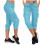 Calça Capri Feminina de Yoga, Cor Sólida, Modelagem Solta e com Bolsos 1