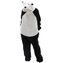 Pyjama une pièce adulte ours, hiver épais marron
