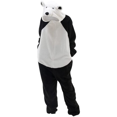Bear Voksen Pyjamas Vinter Tyk Brun