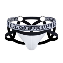 Heren string jockstrap ondergoed wit ademend 1 stuk