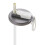 Reusable Soda Can Lid with Silicone Straw Grey White 1 pc 2