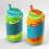 Reusable Soda Can Lid with Silicone Straw Grey White 1 pc 6