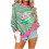 Dames sweatshirt met kerstprint, lange mouwen. 1