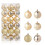 Matte White Christmas Tree Ball Decoration 10cm 2