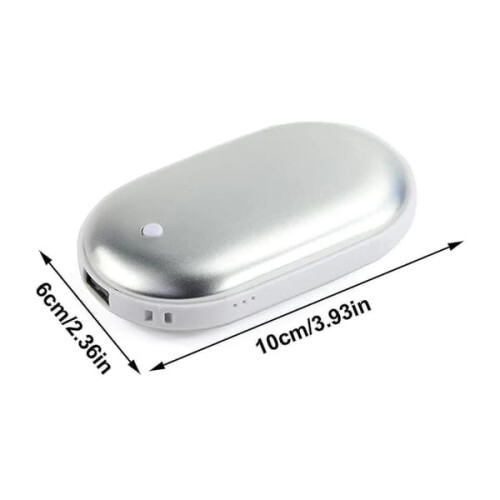 Hand Warmer Rechargeable USB Power Bank Blue 1