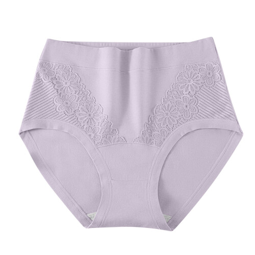 Women's High Waist Cotton Floral Briefs Full Coverage 2