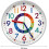 Children's Wall Clock Colorful Numbers 30 cm 2