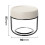 Glass Jars with Lids for Overnight Oats, Stackable, 4-Pack 2