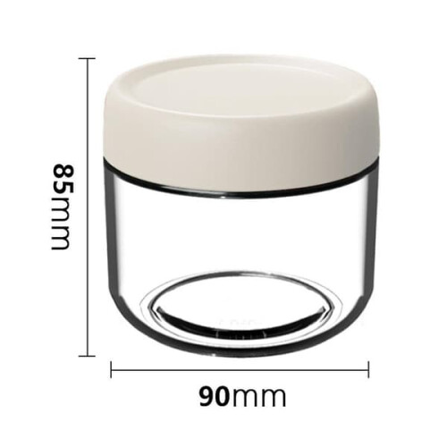 Glass Jars with Lids for Overnight Oats, Stackable, 4-Pack 1