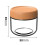 Glass Jars with Lids for Overnight Oats, Stackable, 4-Pack 4