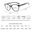 Stilvolle Vintage-Lesebrille, Braun, Größe 4.0 6