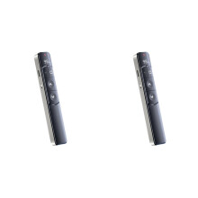 2X 2.4Ghz Wireless Presenter Remote Controller PPT Page Turner USB Infrared Presenter Pen for Projector Powerpoint Slide