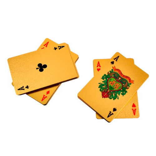 Playing Cards in Box Gold-Plated Deck 2